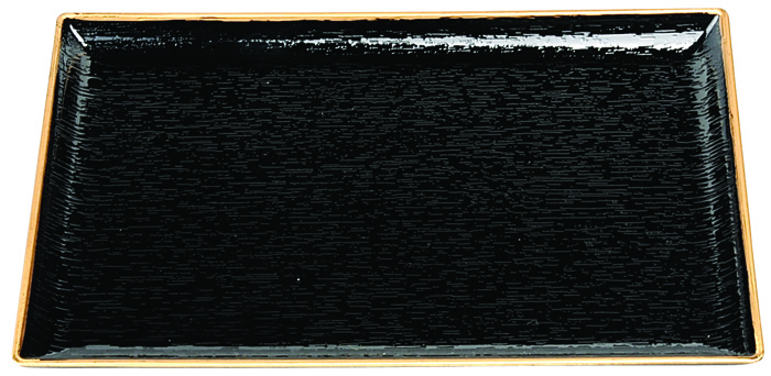 Zwart Dienblad - Lacquerware - 19 x 14cm