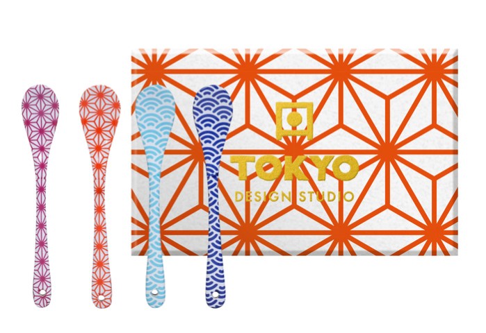 Tokyo Design Studio - Star/Wave - Lepel Set - Set van 4 - 13cm