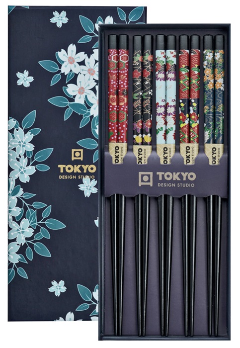 Tokyo Design Studio - Chopsticks Set -Eetstokjes - Cherry Blossom - 5 paar