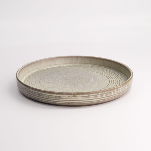 Tokyo Design Studio - Ronde Schaal met Rand - Grijs - 23x3cm