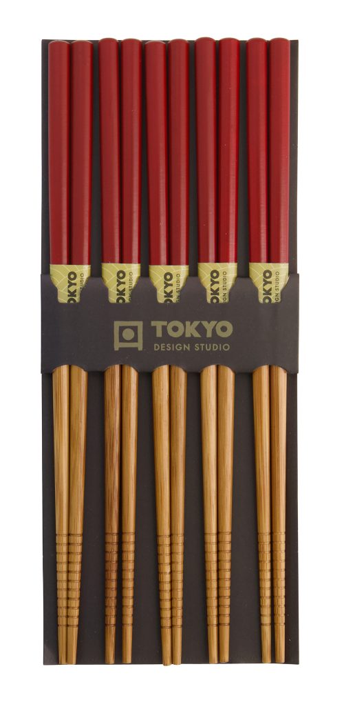 Tokyo Design Studio - Chopstick Set - 5 paar - Terracotta