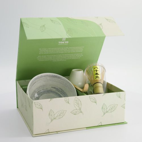 Tokyo Design Studio - Matcha Giftset Hayase - Wit - 13x7cm