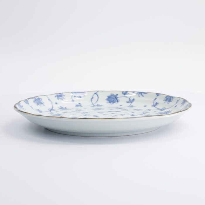 Tokyo Design Studio - Natsu - Karakusa - Dinerbord - Blauw/Wit - 24,7x3cm - Afbeelding 4