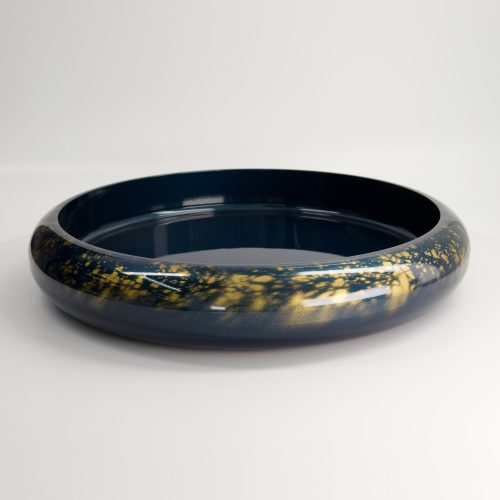 Tokyo Design Studio - Sushi Oke - Marmer - Blauw/Goud - Buiten 47.6x8cm Binnen 40.9x5.4cm